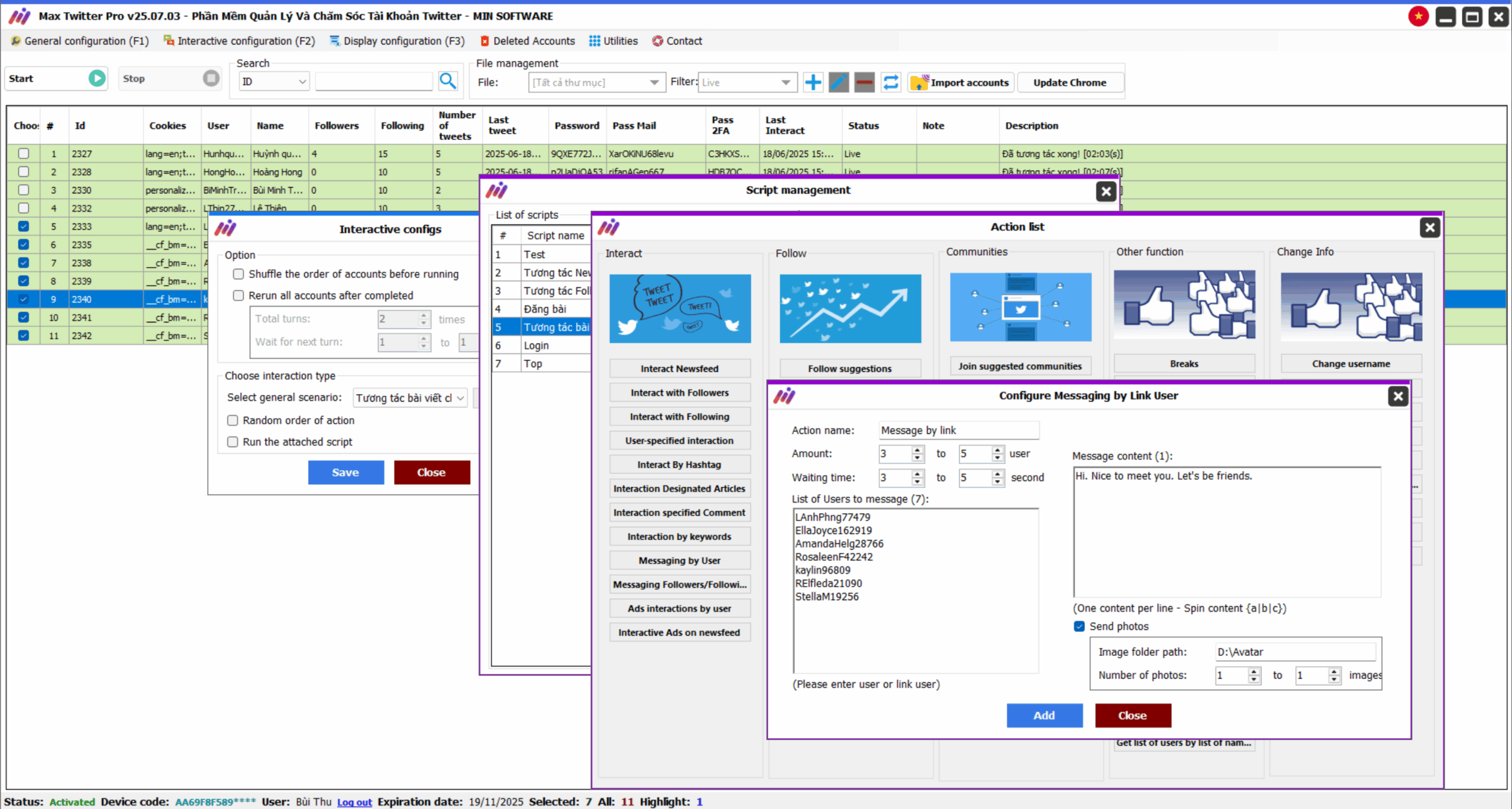 Max Twitter Software
