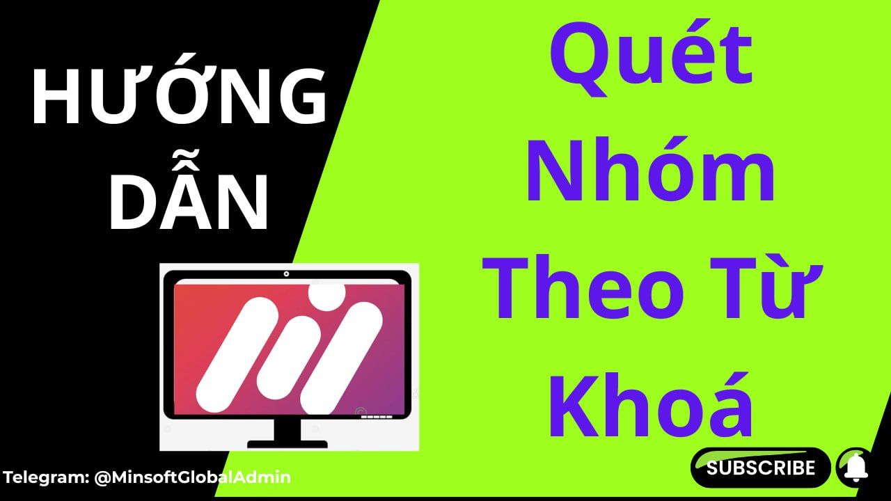 Phần mềm quét nhóm theo từ khóa Facebook hàng loạt